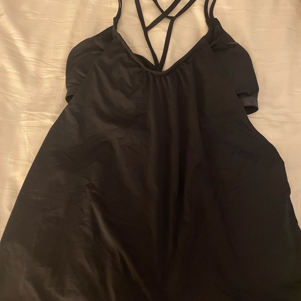 Athleta tankini top size Large